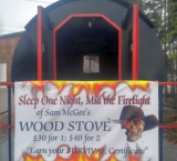 Sam McGee's Wood Stove Cabin